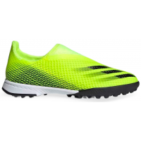 Бутсы Adidas Ghosted.3 Leceless зеленые с черным